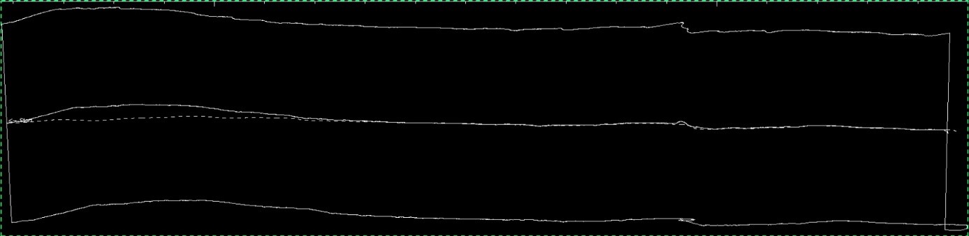 Typical flightpath from PARGE for a flight done with gimbal under same wind conditions.